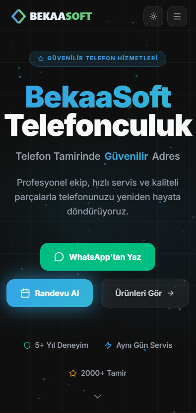 BekaaSoft GSM & Teknik Servis mobile screenshot