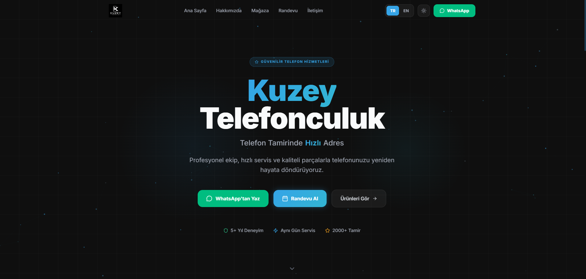 KuzeyTelefonculuk desktop screenshot