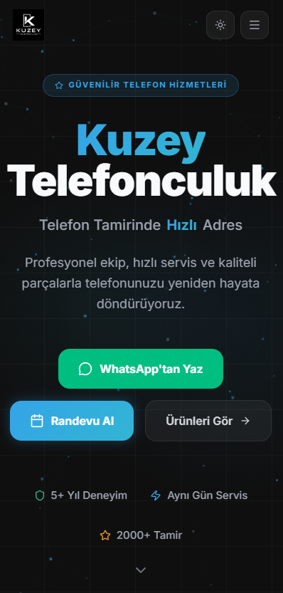 KuzeyTelefonculuk mobile screenshot